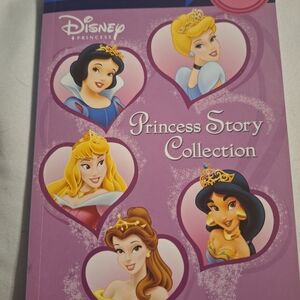 Disney Princess Story Collection Book with Pink Cover